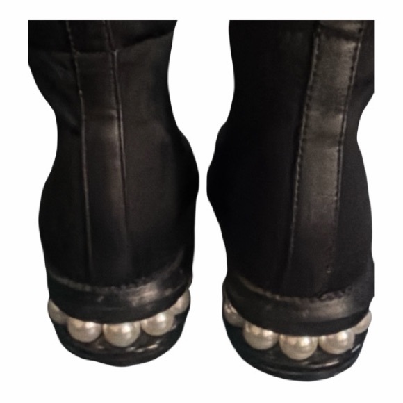 Catherine Malandrino Black Over-the-Knee Boots Women’s Size 6.5 - Picture 4 of 9
